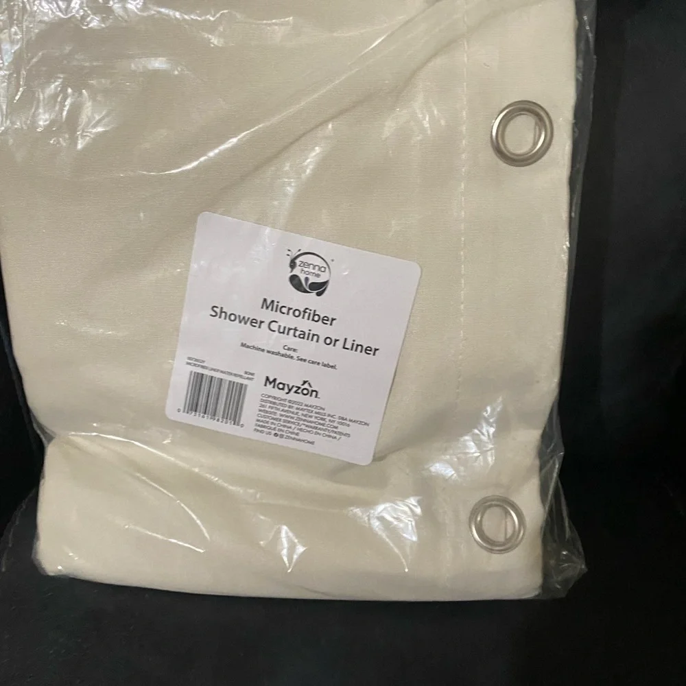 MICROFIBER LINER WATER REPELLANT SHOWER CUTAIN OR LINER